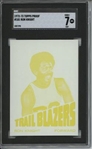 1972 Topps #101 Ron Knight 9 card progressive proof.